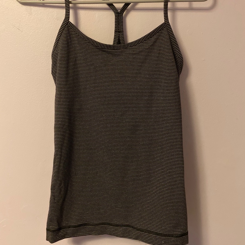 Lululemon flow Y tank stripes